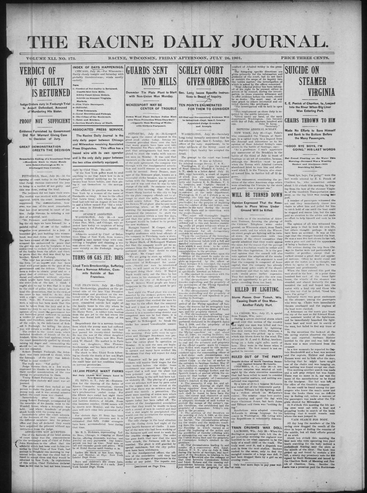 July 26, 1901